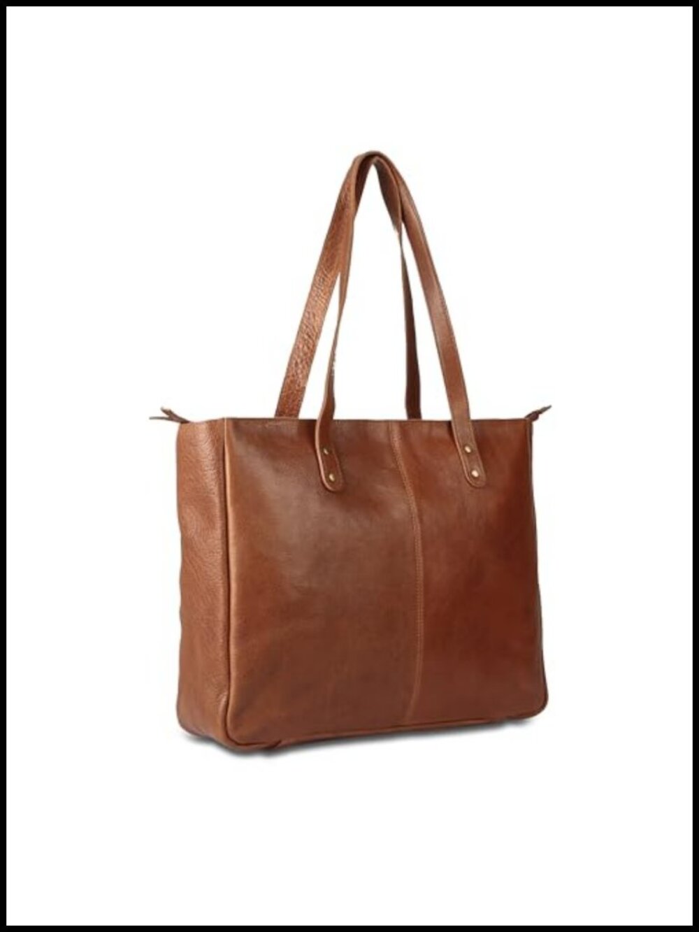 Full Grain Buffalo Leather Tote Bag Travel Work Handbag